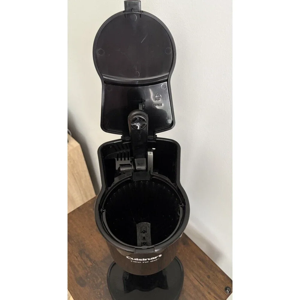 Cuisinart Two To Go Coffee Maker w/ Dual Travel Mug Base Single Serve  No Cups